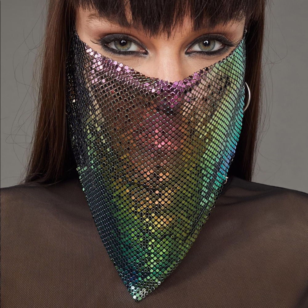 KEEPING SECRETS CHAINMAIL FACE MASK